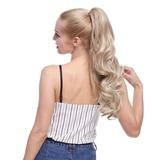 S-noilite Long Curly/Straight Jaw Claw Ponytail Hair Extension One Piece Clip in Synthetic Hair Extensions