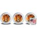 Wild Animal Lion Golf Balls 3 Pack with Full color Photo Imprint by GBM Golf