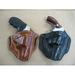 Azula Leather 2 Slot Molded Pancake Belt Holster for Charter Arms Bulldog 5 Shot 2 Revolver Black RH