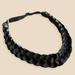 Madison Braids Women s Two Strand Headband Hair Braid Natural Looking Synthetic Hair Piece Extension - Lulu - Black