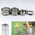 Outdoor Camping Wood-burning Stove Backpacking Portable Survival BBQ Panic Camping Stove