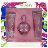 Fantasy by Britney Spears Gift Set -- 3.3 oz Eau De Parfum Spray + 3.3 oz Body Souffle + 3.3 oz Shower Gel