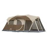 Coleman 6-Person Weathermaster Cabin Camping Tent with Screen Room