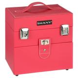 SHANY Color Matters Nail Accessories Organizer and Makeup Train Case Sugar Gum