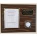 Golf Ball and 4 x6 Photo Hole In One - Eagle - Best Round - Game Vertical or Horizontal Choice Personalized Display Case Plaque Wood Color Choice