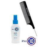 It s a 10 Ten Miracle Leave-In LITE Product Spray Conditioner (with Sleek Steel Pin Tail Comb) (Lite - 4 oz retail size)