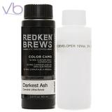 Redken Brews For Men 10 Minute Color Camo with Developer Darkest Ash (60ml)