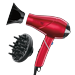 InfinitiPRO by Conair Travel Size Compact with Folding Handle Professional Ionic Hair Dryer 1875 Watts Red