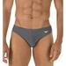 Men s Speedo 7300165 Solar 1 Inch Swim Brief (Heather Grey 38 Waist)