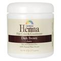 Rainbow Research Henna Hair Color and Conditioner Powder Dark Brown (Sable) 4 oz