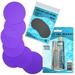 Pool Above Heavy Duty Vinyl Repair Patch Kit for Above-Ground Pool Liner Repair; Glue and Patch Inflatables; Boat; Raft; Kayak; Air Beds; Inflatable Mattress Repair (Violet)