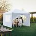 Ktaxon Pop Up 10 x10 Party Tent Folding Beach Canopy W/Carry Bag White