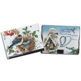 Lissom Design W61066 2 Piece Snow Bird Compact Mirror Set