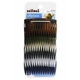 Scunci Effortless Beauty Side Hair Combs Assorted Colors 12-Pcs (Pack of 4)