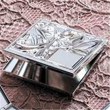 Godinger 182 Silver plated Compact Mirror Set