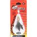 Joe s Flies Inline Spinner Short Striker Size 8 Grey