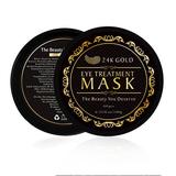 24K Gold Eye Treatment Masks - Under Eye Patches Dark Circles Under Eye Treatment Under Eye Bags Treatment Eye Mask for Puffy Eyes Anti-Wrinkle Undereye Dark Circles Gel Pads