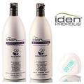 Iden Bee Propolis SMOOTH THERAPY Shampoo & Conditioner DUO Set (with Sleek Compact Mirror) (33.8 oz / 1000ml - Large Liter DUO Kit)