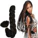 Super Braid Advanced Kanekalon Fibers Bulk Hair Easy to Grab Braid Twist Pack of 2 Color #2