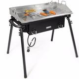 Outdoor Propane Flat Top Cooker Grill With Stand