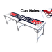 8-Foot Professional Beer Pong Table w/ Cup Holes - Top Pong Edition