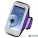 Premium Sport Armband Case for BLU Studio X Mini Advance 4.0 L2 Energy JR Studio One Plus Microsoft Lumia 650 - Purple + MND Mini Stylus