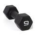 CAP Barbell 9lb Black Neoprene Dumbbell Single