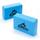 Black Mountain Products Set of Two Yoga Blocks 3 x 6 x 9 Blue