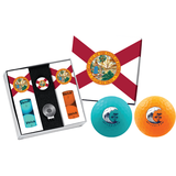 Volvik State Edition Gift Pack Florida with Hat Clip Ball Marker 6-Pack