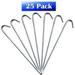 18 x 1/2 Heavy Duty Steel Tent Stake Ground Peg 25 pack