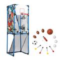 Sport Squad 5-in-1 Multi-Sport Toss Game Set Football Baseball Basketball Soccer and Darts 4.8 Height