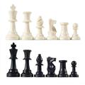 Heavy Chess piece Weight Chess Game Set for Schools Chess Board Game International Chess Pieces Complete Chessmen Set Black & White