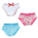 Doll Clothes - Underwear Panties Set Fits American Girl 18 inch Pink Butterfly Closet