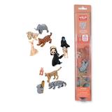 Wild Republic Animal Babies Toy Figures Tube Kids Gifts Kangaroo Koala Tiger Cubs Cheetah Elephant Black Bear and More 12-Piece playset