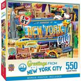 MasterPieces 550 Piece Jigsaw Puzzle - Greetings From New York - 18 x24