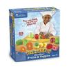 Learning Resources Pretend & Play Sliceable Fruits & Veggies - 23 Pieces Boys and Girls Ages 3+ Food Play Set Pretend Food For Toddlers