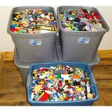 Bulk LEGO LOT! 2 pound bag of Bricks parts Pieces Tires accessories 2 pounds