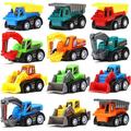 Pull Back Car 12 Pcs Mini Truck Toy Kit Set Funcorn Toys Play Construction Engineering Vehicle Educational Preschool for Child