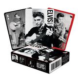 Elvis Presley Black and White Playing Cards