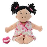 Manhattan Toy Baby Stella Black Hair Soft First Baby Doll 15-Inch