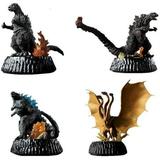 Bandai Japan Gashapon High Grade Diorama+ Godzilla 01 - Set of 4