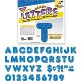 Trend TEPT1617 4 Sparkle Uppercase Ready Letters Set 1 / Pack Blue