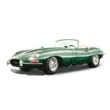 bburago gold - jaguar e cabriolet convertible (1961 1:18 green) diecast car model