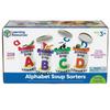 Learning Resources Alphabet Soup Sorters Skill Set - Cardboard Can - 209 Piece