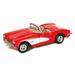1959 Chevy Corvette Convertible Red - Motormax 73216 - 1/24 scale Diecast Model Toy Car