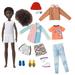 Creatable World Deluxe Character Kit Customizable Doll with Black Curly Hair