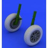 1/32 Aircraft- F4U1 Wheels Diamond Patten for TAM (Resin & Mask)