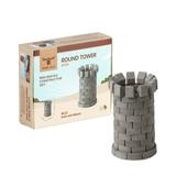 Mini bricks construction set Round Tower 90 pcs. Glue included.