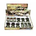 Military Team - Camouflage Diecast Car Package - Box of 12 assorted 5 inch scale Diecast Model Cars