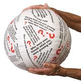 S&S Worldwide Toss n Talk-About Family History Ball. Beach Ball Style Ball 24 Flat Diameter. Printed with Instructions or Questions to Encourage Social Interaction Reminiscing about Families.